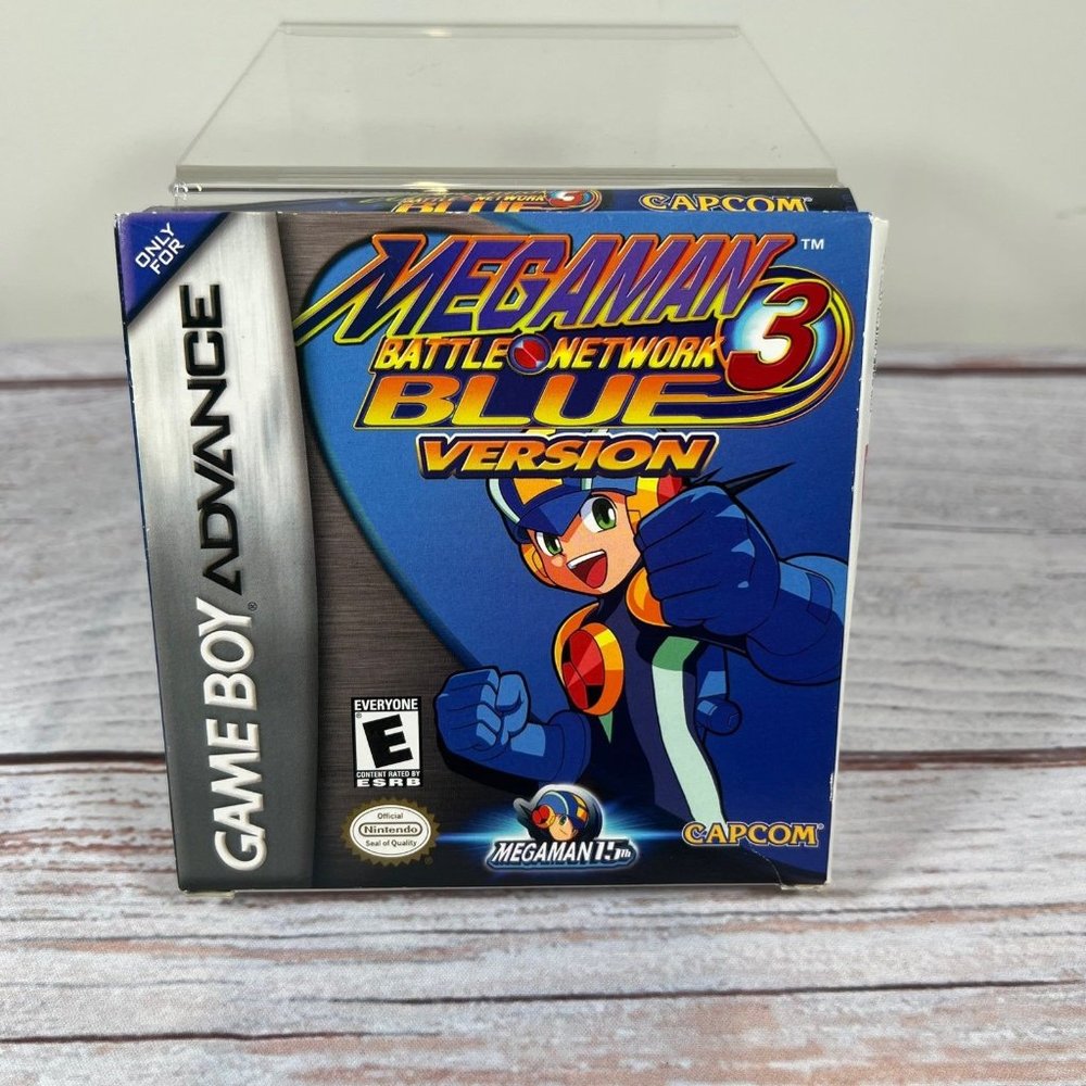Mega Man Battle Network 3 Blue GBA (Nintendo Game Boy Advance) CIB Complete